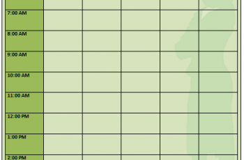 daily planner template