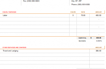 consulting service template