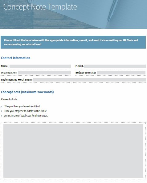 concept note template sample pdf