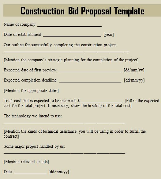 construction proposal template 11