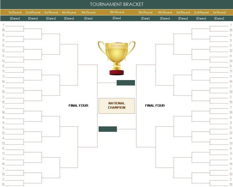 tournament bracket template 2